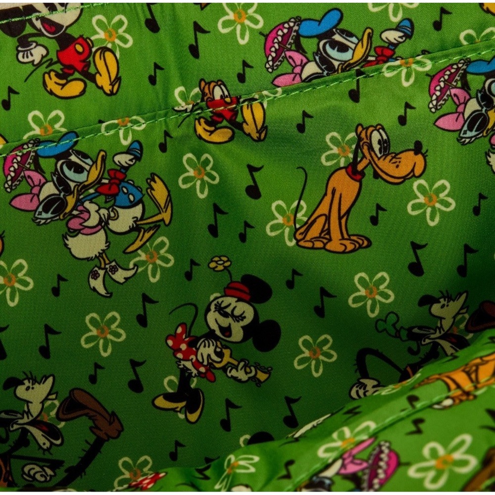 NWT Loungefly Mickey & Friends Park Day Convertible Backpack Tote Crossbody Bag - Picture 5 of 5